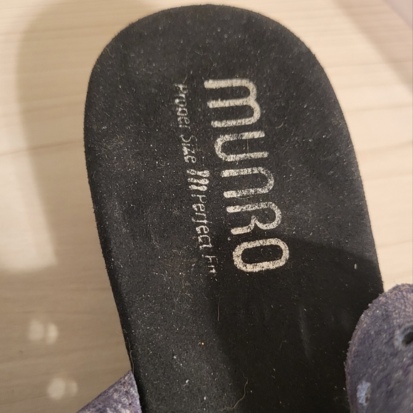 Munro Blue Sparkly Small Heeled Sandals Size 10 - Picture 4 of 6